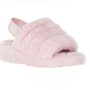 Pink Fuzzy UGG Slipper Shoe
